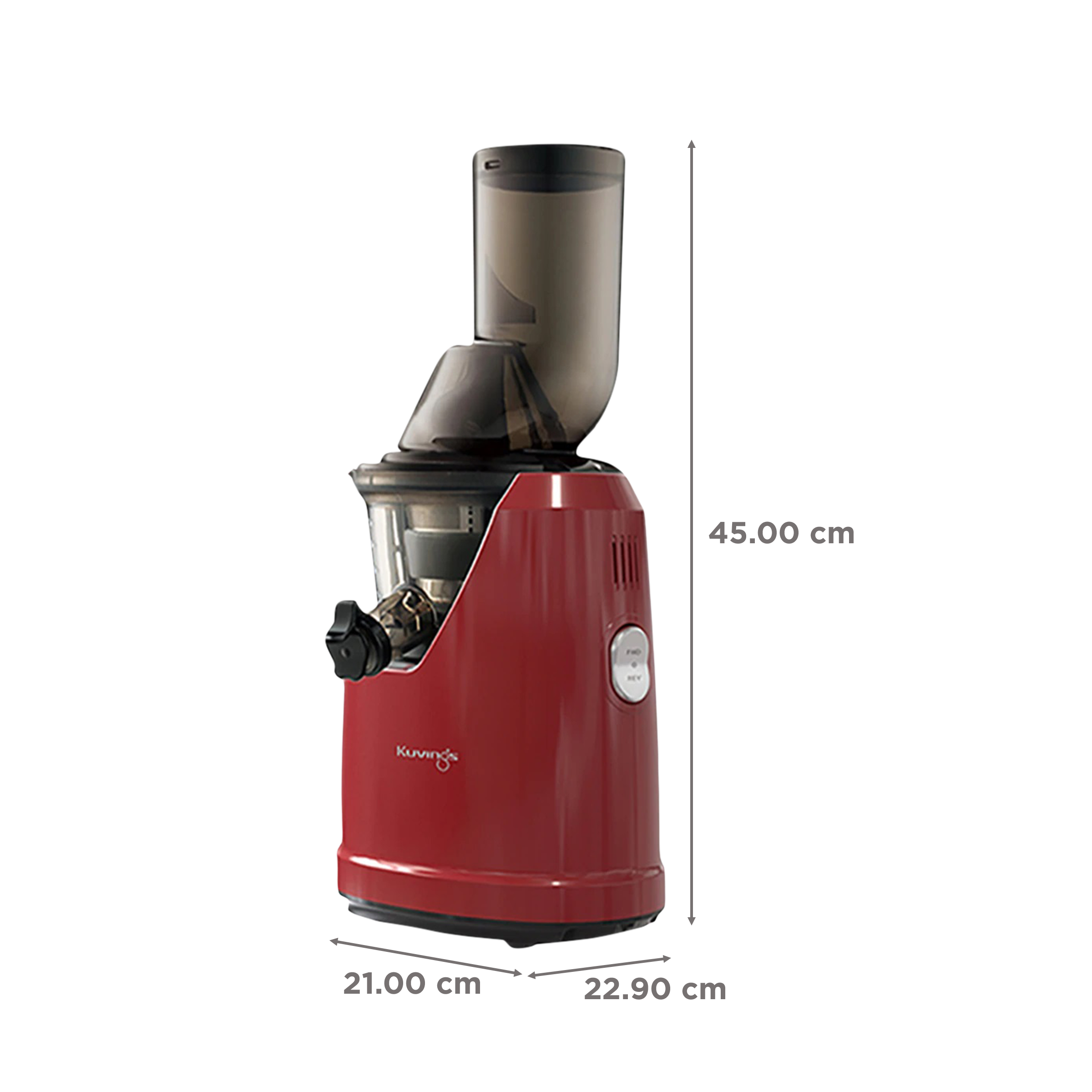 Buy Kuvings B1700 240 Watt 1 Jar Cold Press Slow Juicer (50 RPM, 3in1 Multi Function, Red